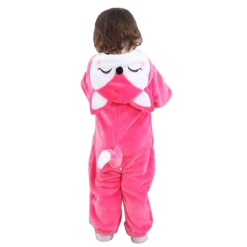 Kigurumi Co Kids Stylish Pink Fox Onesies Animal Onesies
