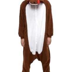 Kigurumi Co Hungry Brown Wolf Onesies Animal Onesies