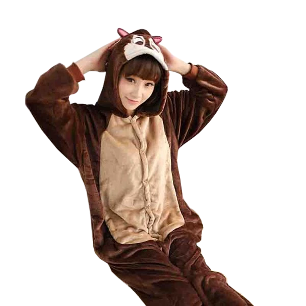 Kigurumi Co Animal Onesies Stylish Adult Chipmunks Onesies
