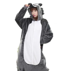 Kigurumi Co Animal Onesies Adults Black Wolf Onesies