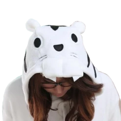 Kigurumi Co Animal Onesies Adult White Tiger Onesies