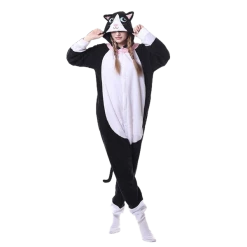 Kigurumifun Animal Onesies Black Cat Womens Onesies