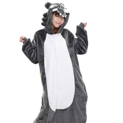 Kigurumi Co Animal Onesies Adults Black Wolf Onesies