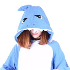 Kigurumi Co Light Blue Shark Cosplay Onesies