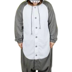 Kigurumi Co Gray Angry Wolf Onesies Animal Onesies
