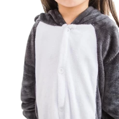 Kigurumi Co Animal Onesies Kids Black Wolf Onesies