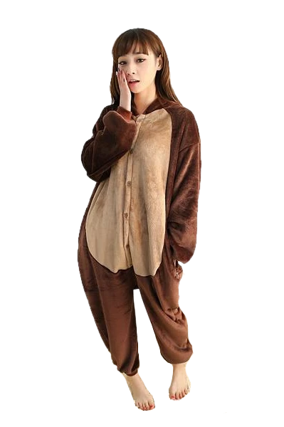 Kigurumi Co Animal Onesies Stylish Adult Chipmunks Onesies