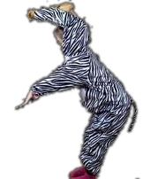 Kigurumi Co Kids White Zebra Cosplay Onesies