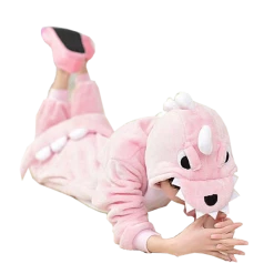 Kigurumi Co Cute Pink Kiddie Dino Onesies
