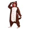 Kigurumi Co Hungry Brown Wolf Onesies Animal Onesies