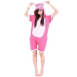 Kigurumi Co Comfy Blue/Pink Stitch Onesies