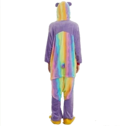 Kigurumi Co Purple Rainbow Panda Onesies Animal Onesies