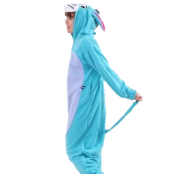 Kigurumi Co Animal Onesies Cute Turquoise Donkey Onesies