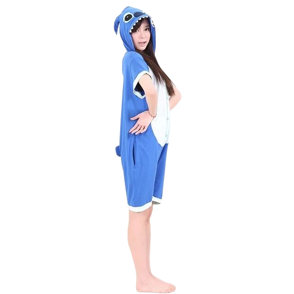 Kigurumi Co Comfy Blue/Pink Stitch Onesies