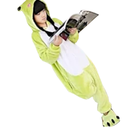 Kigurumi Co Kids Light Green Frog Onesies Animal Onesies