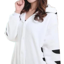 Kigurumi Co Animal Onesies Adult White Tiger Onesies