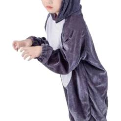 Kigurumi Co Kids Pouncing Wolf Onesies Animal Onesies