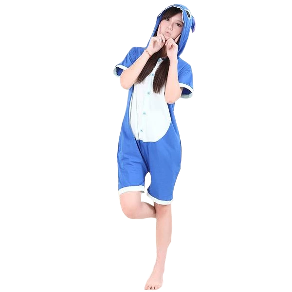Kigurumi Co Comfy Blue/Pink Stitch Onesies