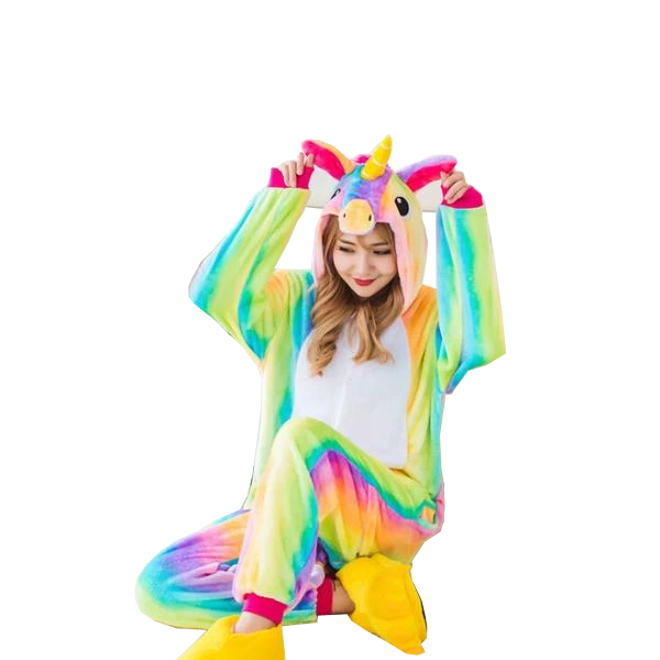 Kigurumifun Fancy Rainbow Unicorn Onesies