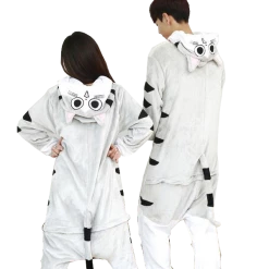 Kigurumifun Gray Cat Pajama Onesies Animal Onesies