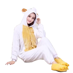 Kigurumifun White Silky Goat Onesies
