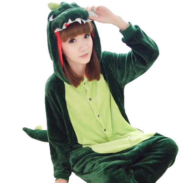 Kigurumifun Animal Onesies Little Green Dino Onesies
