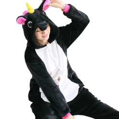 Kigurumifun Black Unicorn Onesies Mythical Creatures Onesies
