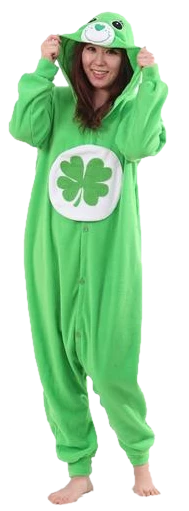 Kigurumifun Character Onesies Irish Green Care Bear Onesies