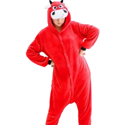 Kigurumifun Red Bull Onesies Animal Onesies