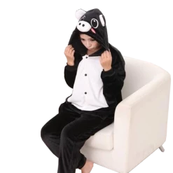 Kigurumifun Black And Pink Pig Onesies