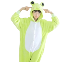 Kigurumifun Animal Onesies Light Green Frog Onesies