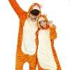 Kigurumifun Jumping Tigers Adult Onesies