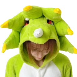 Kigurumi Co Elegant Green Triceratops Onesies