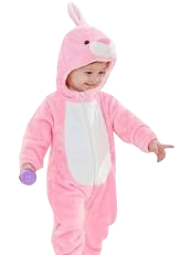 Kigurumi Co Farm Animal Onesies Cute Pink Baby Bunny Onesies