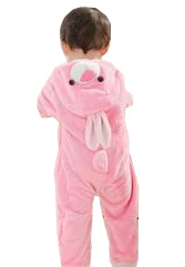 Kigurumi Co Farm Animal Onesies Cute Pink Baby Bunny Onesies