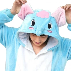 Kigurumi Co Jolly Blue Elephant Onesies Animal Onesies