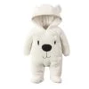 Kigurumifun Baby Romper Fleece Onesies White Onesies