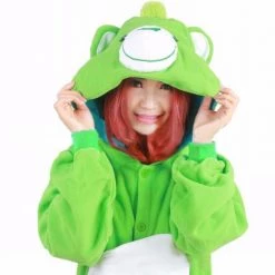 Kigurumifun Green Goodluck Bear Onesies