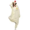 Kigurumifun Animal Onesies White Chicken Halloween Onesies