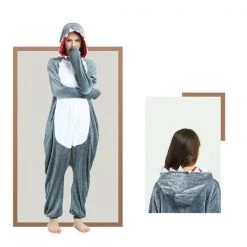 Kigurumi Co Gray Shark Onesies Animal Onesies
