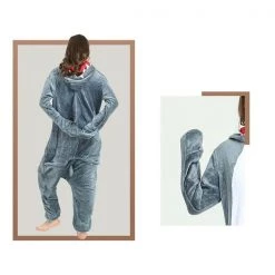 Kigurumi Co Gray Shark Onesies Animal Onesies