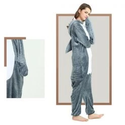 Kigurumi Co Gray Shark Onesies Animal Onesies