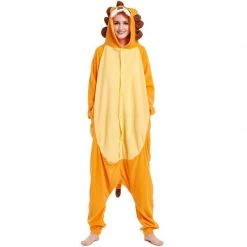 Kigurumifun Orange Lion Onesies Animal Onesies