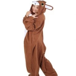 Kigurumifun Cute Brown Donkey Onesies Animal Onesies