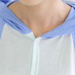 Kigurumi Co Short-sleeved Light Pink/Blue Stitch Onesies