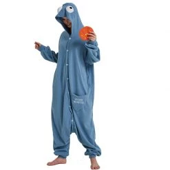 Kigurumi Co Cookie Monster Muppet Onesies Mens Onesies